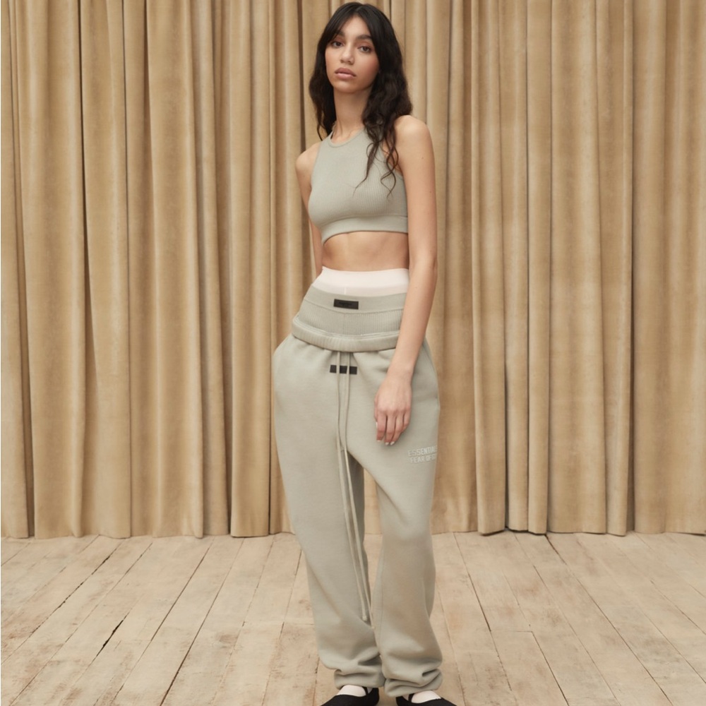 Fear of God ESSENTIALS SS23 knit ribbed bike sport short, color: Seal | M, NWOT - Picture 12 of 12